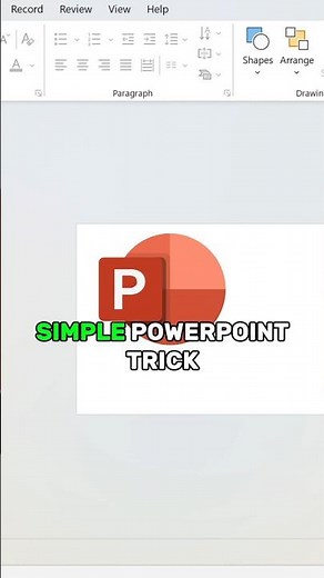 Simple PowerPoint Trick with images! #powerpoint #powerpointpresenation #tutorial