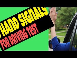 Hand Signal ✋For Driving Test #handsign #drivingtest