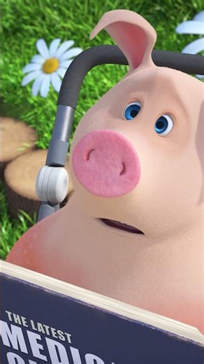 Ah, è ortica! 😲🌿 #mashaandthebear #mashaeorso #Shorts