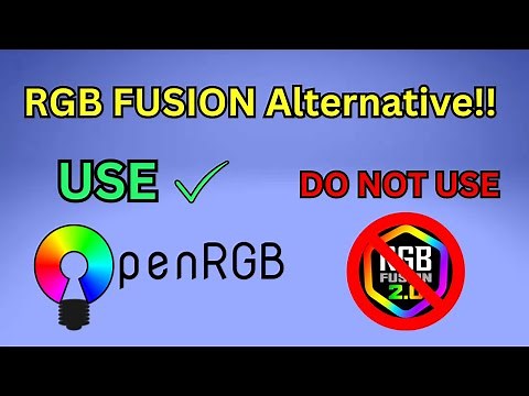 How To Fix RGB Fusion... DONT! USE THIS!