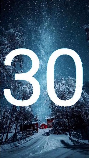 Winter Wonderland 30 Second Timer | Aesthetic Countdown