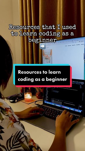 Here are free resources that I used to learn coding as a beginner 😍 #programming #beginnerdeveloper #learntocode #coding #developer #webdeveloper #freeresources #webdev