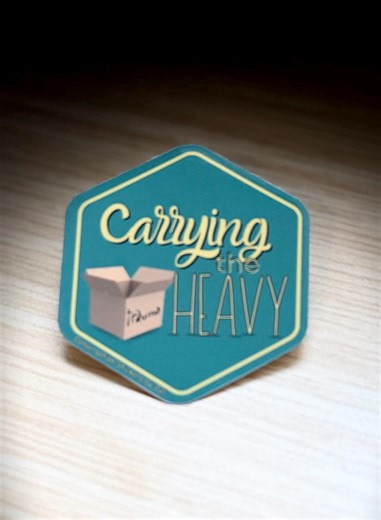 Carrying the Heavy (3” Vinyl Sticker- Water-resistant) - Etsy