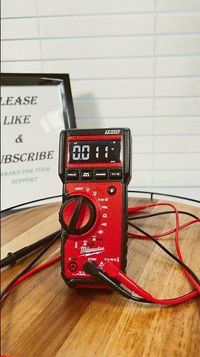 MILWAUKEE 2217-20 TRMS Digital Multimeter w/ OLED Display & Lo-Z Function