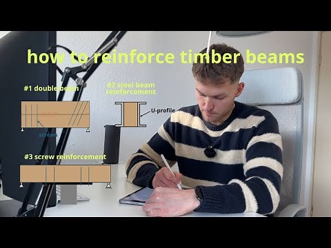 Reinforcement of timber beams (do this if your beam doesn't have enough resistance)