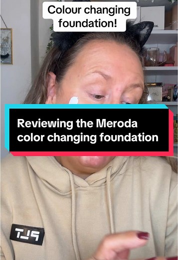 Reviewing Meroda Color Changing Foundation Performance