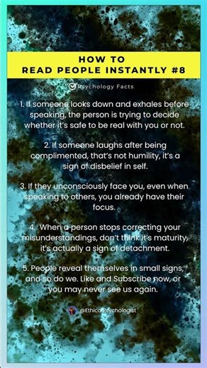 Read Body Language Instantly: 5 Psych Secrets They Don’t Want You to Know (part 8) #psychologyfacts