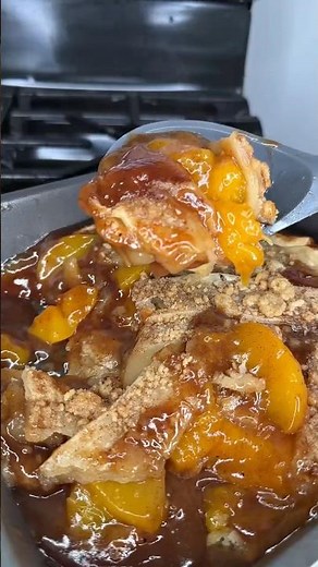 Double Crust Peach Cobbler #jaychefbehavior