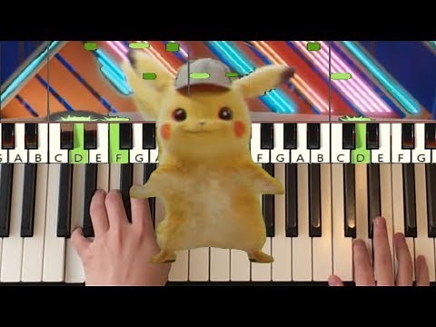 Detective Pikachu Dance Song (Piano Tutorial Lesson)
