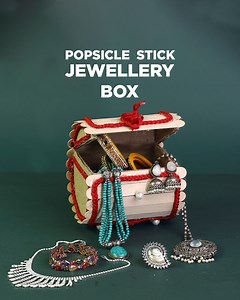7.6K views · 35 reactions | Popsicle Stick Jewellery Box | DIY...