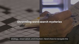 Unravel Word Search Mysteries