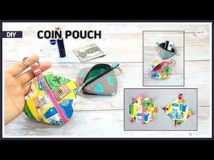 DIY Cute coin pouch made in a simple way / free pattern / easy sewing [Tendersmile Handmade]