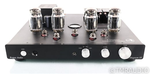 Rogue Audio Cronus Magnum III Stereo Tube Integrated Amplifier; Black; Remote