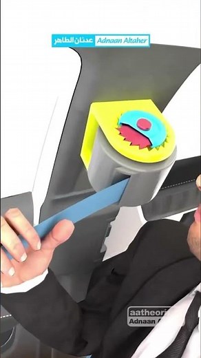 How does a seat belt mechanism work? #automobile #drivingreview #carhack #cardriving #driving