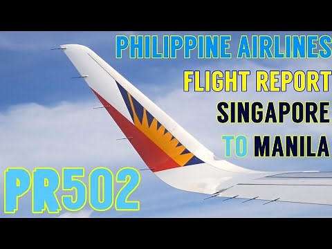 PHILIPPINE AIRLINES FLIGHT REVIEW | A321 ECONOMY CLASS | SINGAPORE TO MANILA | PR502