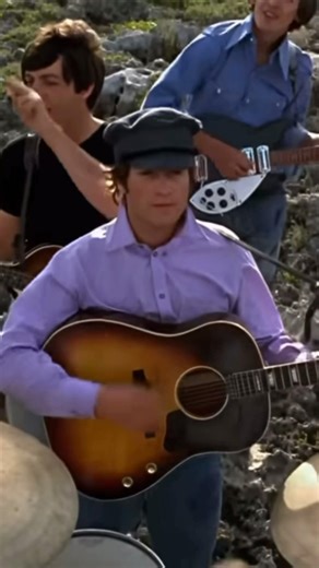 The Beatles Performing Another Girl On The Beach 1965