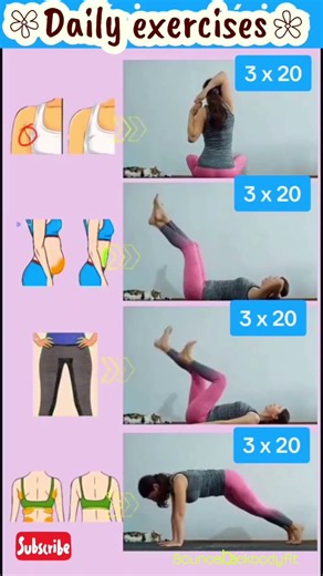 Do These 4 Daily Exercises for a Toned Body 🔥 Belly, Legs & Back #Shorts