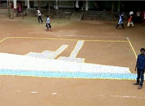 Most Paper Boats Used To Create A Giant Paper Boat Mosaic