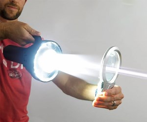 Fun with the World's Brightest Flashlight