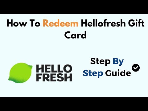 How To Redeem Hellofresh Gift Card