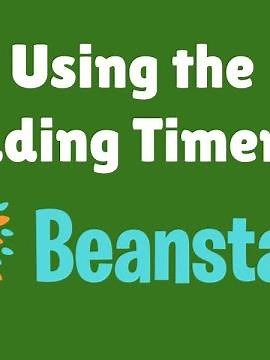 Using the Timer While Logging on the Beanstack app