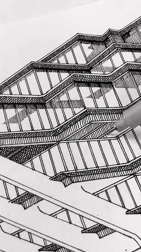 Geisel Library of the University of California, San Diego, USA. Drawn by @endless.drafts • Architect: William Pereira. Opened: 1970. • Want to be featured? #archisource • #architecture #nextarch #penlife #pensketching #sketch #instaarchitecture #architect #architettura #arquitectura #pendrawing #sketching #penmanship #architetto #penwork #illustration #penartwork #architecturestudent #archilovers #architecturelovers #architectural #penart #architecturelife #designlife #architecturedesign #drawin