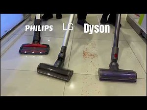 Testing the Suction Philips vs LG vs Dyson Stick Vacuum #stickvacuum #dyson