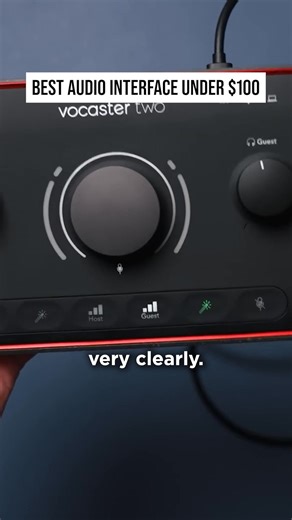 🎧 Best budget audio interface for creators? If you’re ready to step up from USB mics or want more control over your sound, the Vocaster 2 is one of the best budget audio interfaces for creators right now 🔥 It’s built specifically for: 🎙️ YouTubers & podcasters 🎥 Talking-head and voice-focused content 🎛️ Clean, professional audio without a steep learning curve What we love about it: ✅ Super simple setup ✅ Clean preamps for crisp voice audio ✅ Designed for creators (not confusing studio gear)