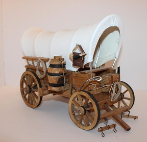 Handcrafted Wooden Covered Wagon, Rustic Western Decor (12.5x9 Inches) - Etsy