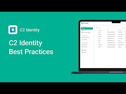C2 Identity Best Practices | Synology