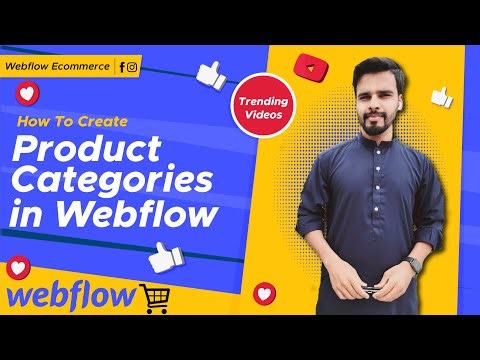 How To Create Product Categories with Webflow - Webflow Ecommerce Webflow Tutorial