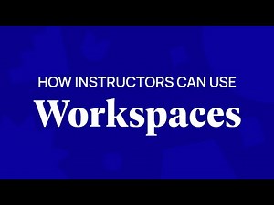 How instructors can use Workspaces on Perlego