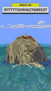 Mesa Cliffs Island Village Seed – Minecraft Java Edition 1.20.6