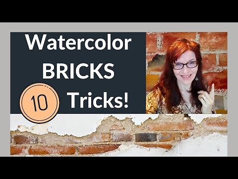 EASY Watercolor Brick Tutorial (10 Clever Tricks)
