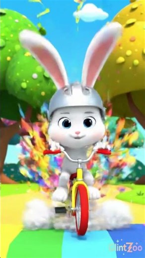 🐰✨ Fluffy Bunny’s Epic Bike Backflip! 🚴‍♂️🎉 | Cute Cartoon Short