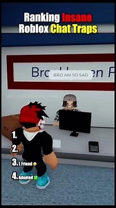 ranking insane Roblox chat traps #roblox #rblx #ranking