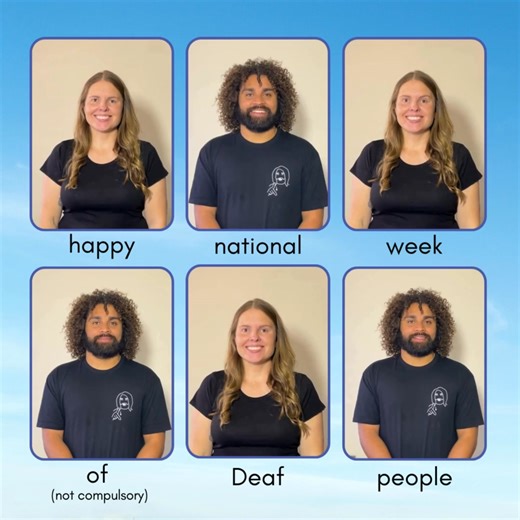Happy National Week of Deaf People — 22nd–28th September 2025! 🎉 This week, led by Deaf Australia, is all about celebrating Deaf culture, language, and community across Australia. Watch our tutorial to learn how to sign Happy NWDP in Auslan and join us in celebrating Deaf pride and inclusivity! 💙 Other ways to get involved: 1️⃣ Learn Auslan 2️⃣ Support Deaf leaders 3️⃣ Promote accessibility and inclusion Let’s celebrate together this NWDP! #NWDP2025 | Just Auslan