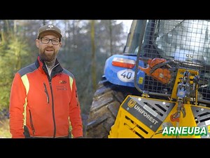 Aus Leidenschaft zum Wald - Toni Mey mit Uniforest 55Hpro Winde im Erzgebirge | Arneuba Landtechnik