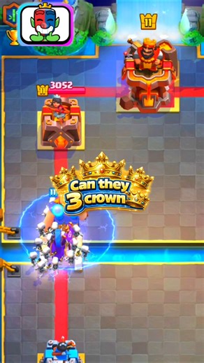 evolution skeleton army + e-giant #clashroyale