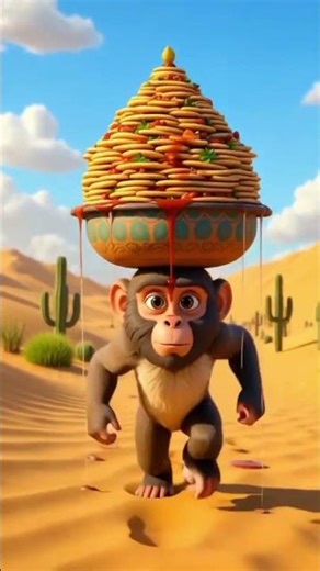 The Monkey 🐒 and Farmer ki best story #viral #youtubeshorts