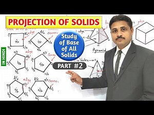 PROJECTION OF SOLIDS IN HINDI WITH ALL BASIC CONCEPTS (PART-2) ‪@TIKLESACADEMYOFMATHS‬