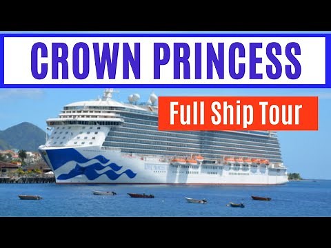 Crown Princess Full SHIP TOUR - including an Inside Cabin Tour