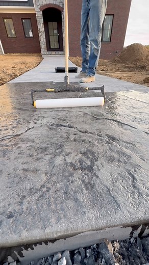 2.3M views · 20K reactions | We just power washed and sealed our stamped concrete- Here are the results #build #how-to #construction #diy #contractor | Haus Plans | Facebook