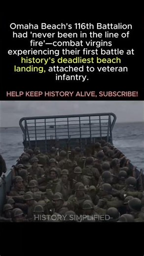 116th Battalion Were VIRGINS — Never Seen Combat Before || WW2 #shorts #ww2