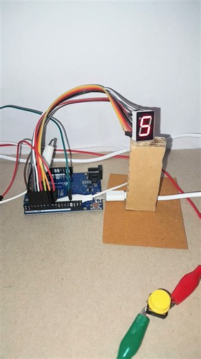 Simple Arduino Project: Digital Dice using 5011AS 7-Segment Display