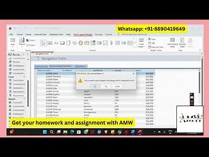 New Perspectives Access 365 Tutorial | Module 12 SAM Project A Solution #newperspectives #cengage