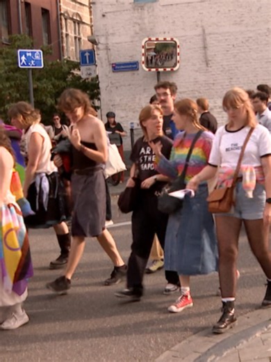 🏳️‍🌈 Leuven Pride! #robtv #leuven #pride #fyp | Pride Outfits
