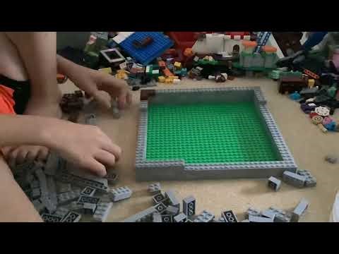 Day one of building a Lego Minecraft moc