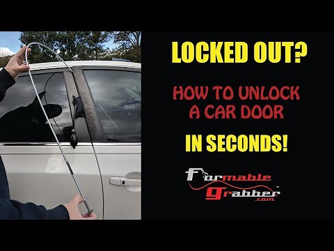 How to unlock a car door fast and easy!