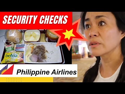 MY FIRST TIME FLYING PHILIPPINE AIRLINES Economy Review + 💥my MANILA Airport Security Experience
